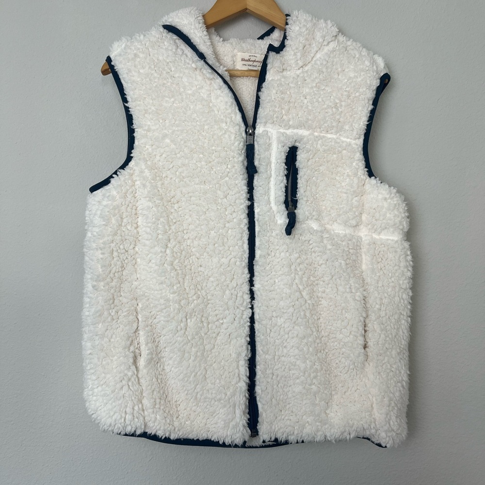 Weatherproof fleece vest